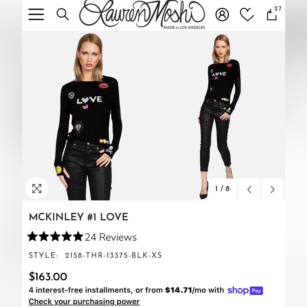 NEW LAUREN MOSHI MCKINLEY #1 LOVE - Picture 3 of 14